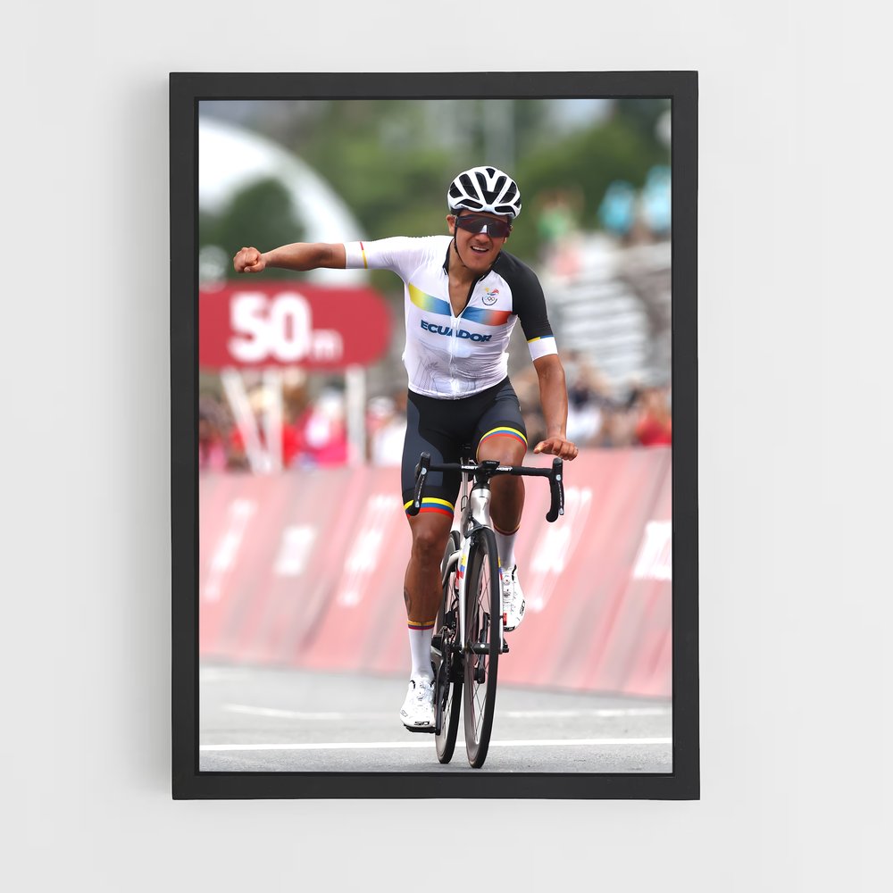 Poster Piste Olympique – affiche Cyclisme (vue 2)